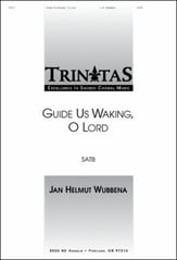 Guide Us Waking O Lord SATB choral sheet music cover